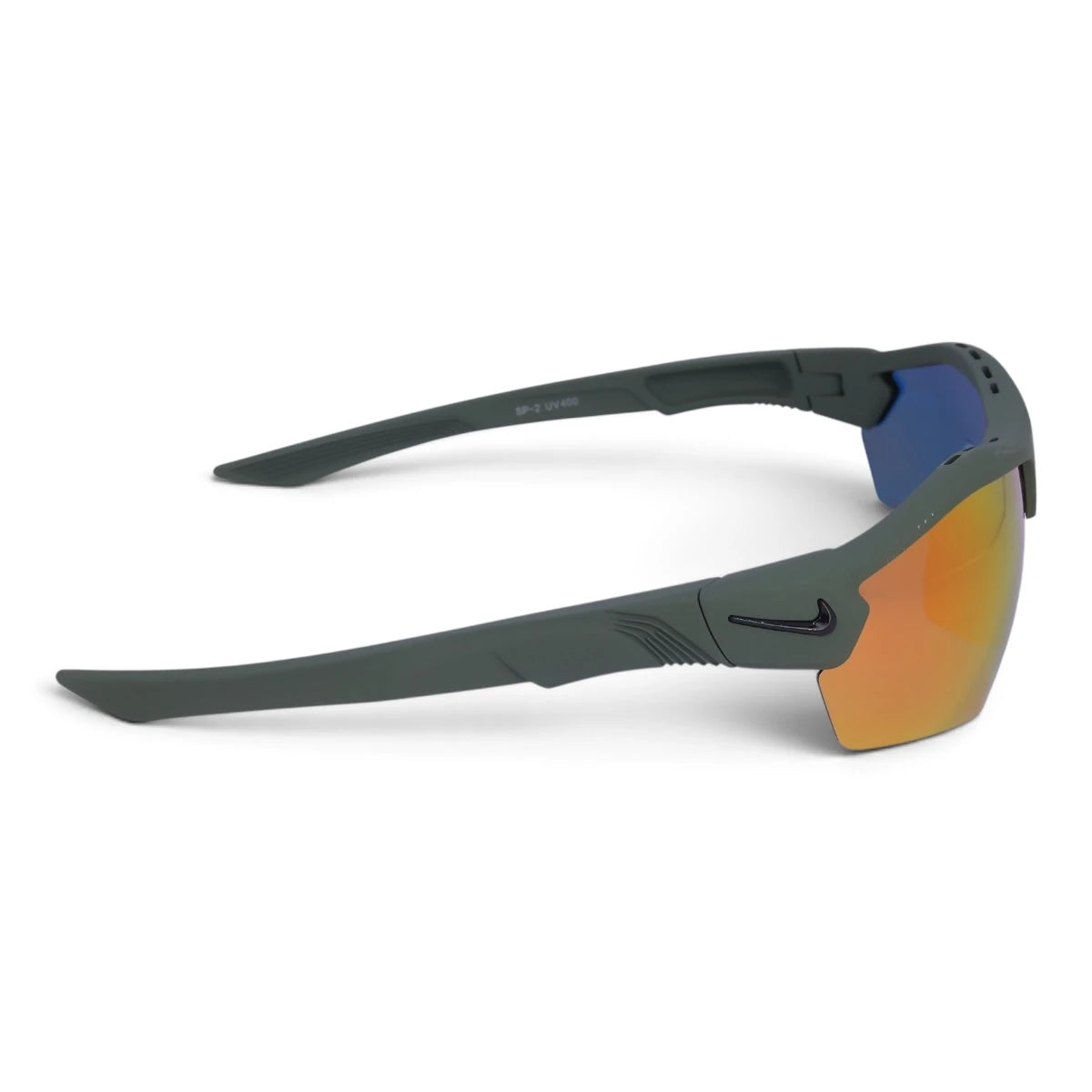 U&EYE Cadence green frame orange lens sport wrap sunglasses product image 3