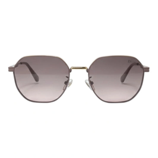The 'Horizon' Geometric Sunglasses | Bronze & Coffee Fade | UV400
