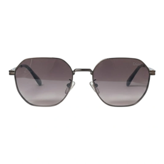 The 'Horizon' Geometric Sunglasses | Dark Ruthenium | UV400