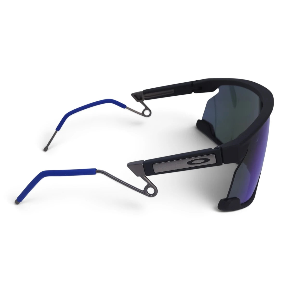 U&EYE Meridian black frame blue lens sport shield sunglasses product image 3