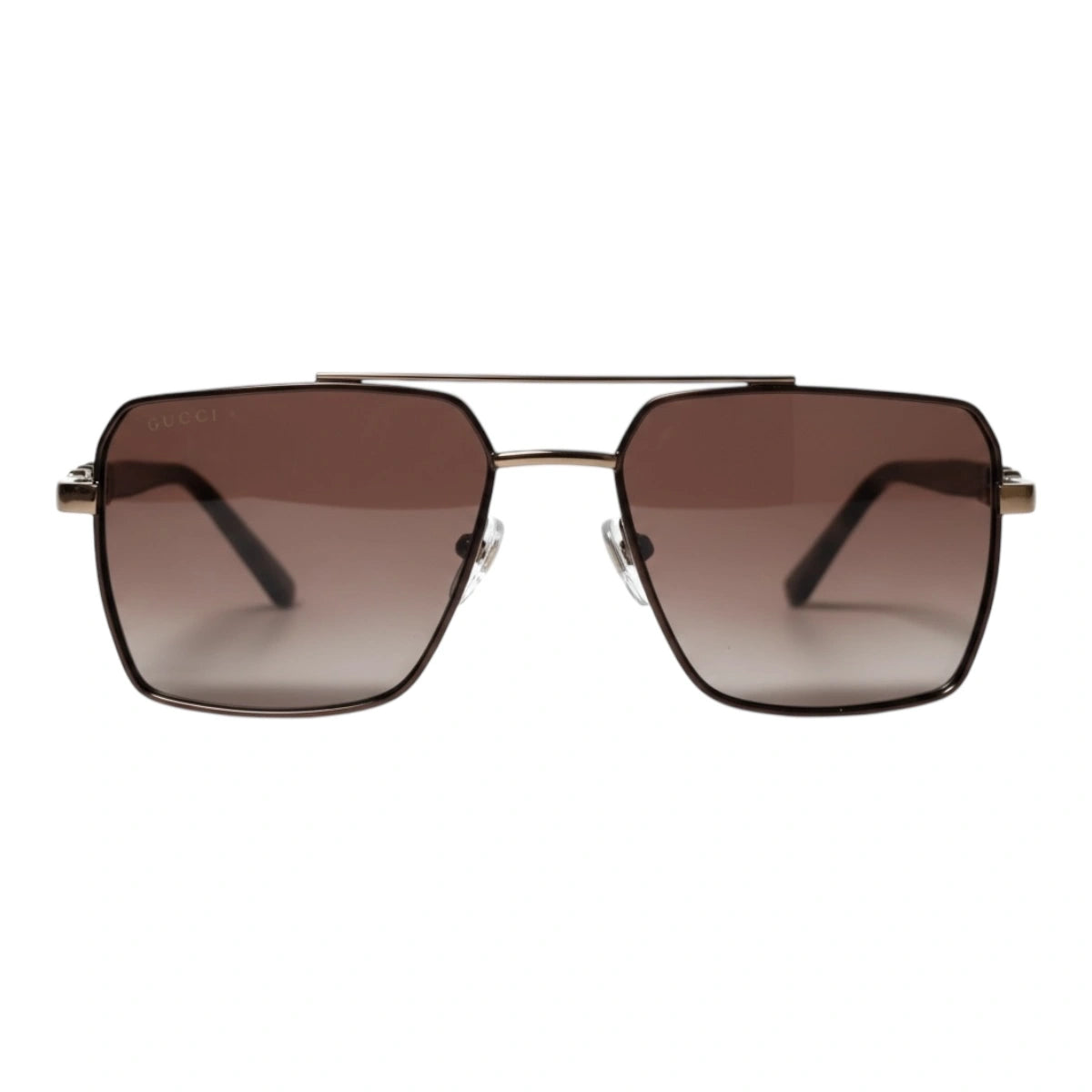 The Sovereign Geometric Sunglasses | Bronze & Espresso Gradient