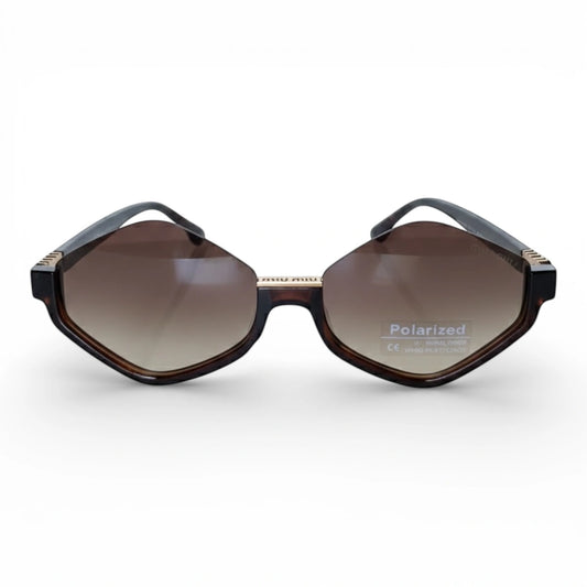 The ‘Apex’ Geometric Sunglasses | Classic Tortoise | Polarized