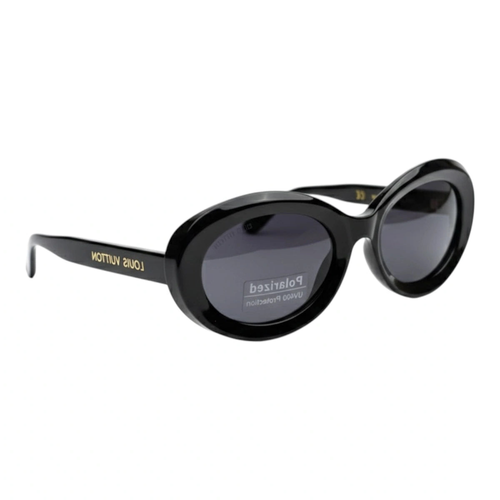 The Muse [Chunky Oval] Sunglasses | Jet Black
