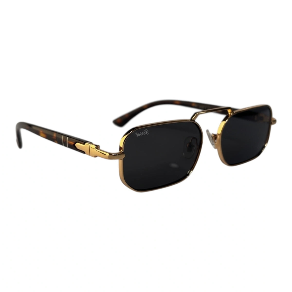 The Architect [Geometric] Sunglasses | Havana Gold
