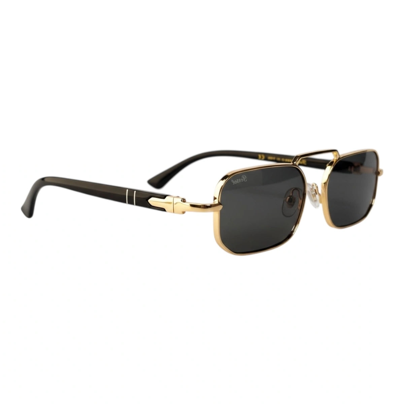 The Architect [Geometric] Sunglasses | Onyx Gold