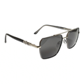 The Sovereign Geometric Sunglasses | Gunmetal Silver