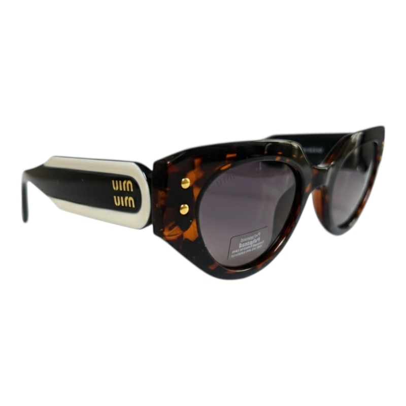 The ‘Muse’ Geometric Sunglasses | Tortoise & White