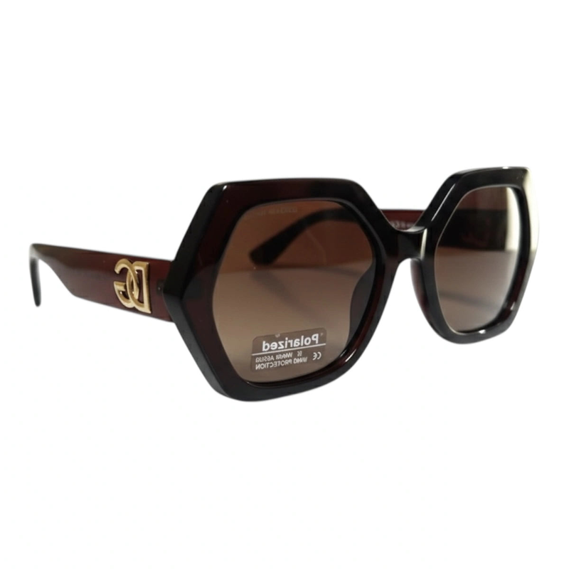 The ‘Icon’ Geometric Sunglasses | Burgundy