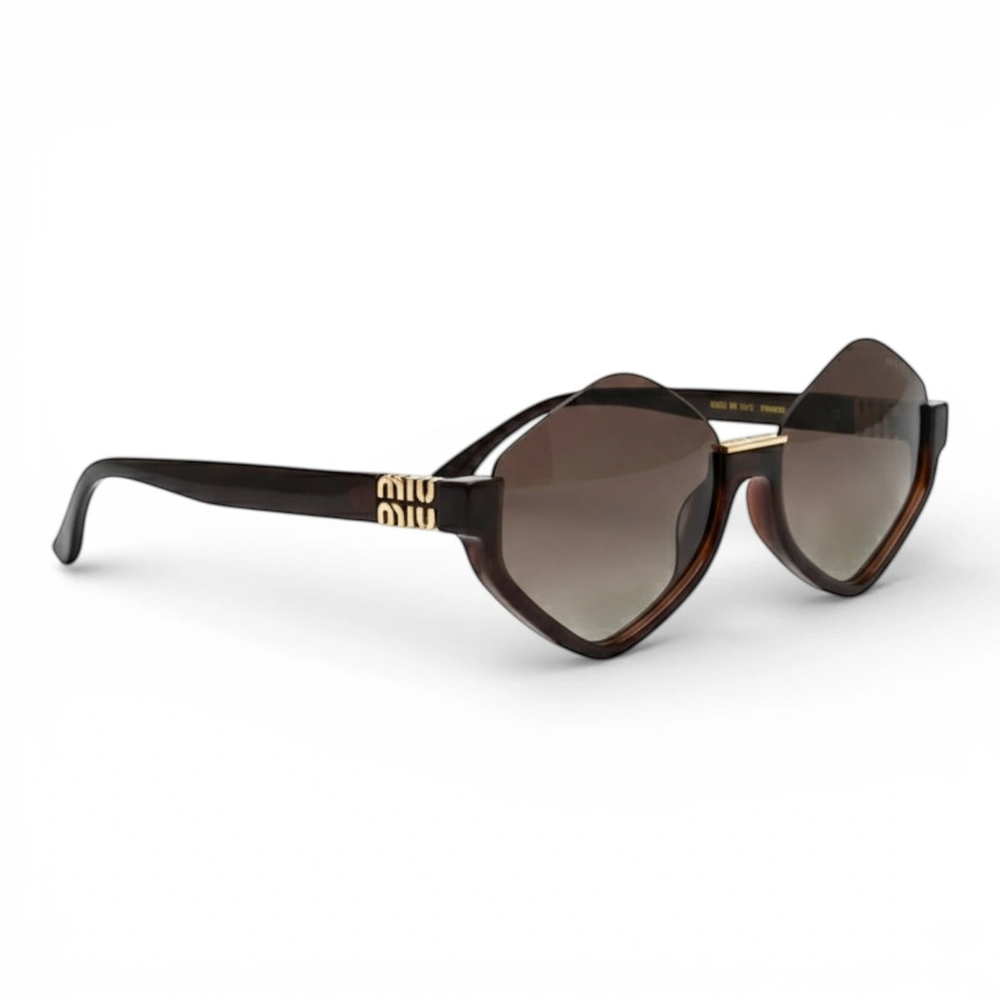 The ‘Apex’ Compact Semi-Rimless Geometric Sunglasses | Classic Tortoise | Polarized