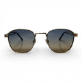 The ‘Mounir’ Rectangle Sunglasses | Gradient Blue & Gold