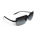 The ‘Flexible’ Rimless Rectangle Sunglasses | Onyx Black