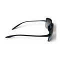 The ‘Flexible’ Rimless Rectangle Sunglasses | Onyx Black
