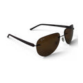 The ‘Phantom’ Rimless Aviator Sunglasses | Espresso Brown