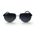 The ‘Phantom’ Rimless Aviator Sunglasses | Slate Gradient & Gold
