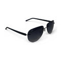 The ‘Phantom’ Rimless Aviator Sunglasses | Slate Gradient & Gold