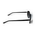 The ‘Phantom’ Rimless Aviator Sunglasses | Slate Gradient & Gold