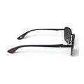 The ‘Vector’ Rectangle Sunglasses | Black
