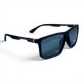 The ‘Axiom’ Rectangle Sunglasses | Navy Blue