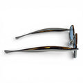 The ‘Prism’ Hexagonal Sunglasses | Silver & Blue