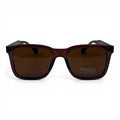 The ‘Veyra’ Bold Rectangle Sunglasses | Brown & Brown