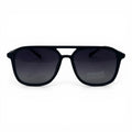 The ‘Kairo’ Keyhole Rectangle Sunglasses | Black & Purple Gradient