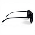 The ‘Kairo’ Keyhole Rectangle Sunglasses | Black & Purple Gradient