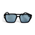 The ‘Atlas’ Bold Square Sunglasses | Black & Blue