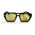 The ‘Atlas’ Bold Square Sunglasses | Black & Yellow