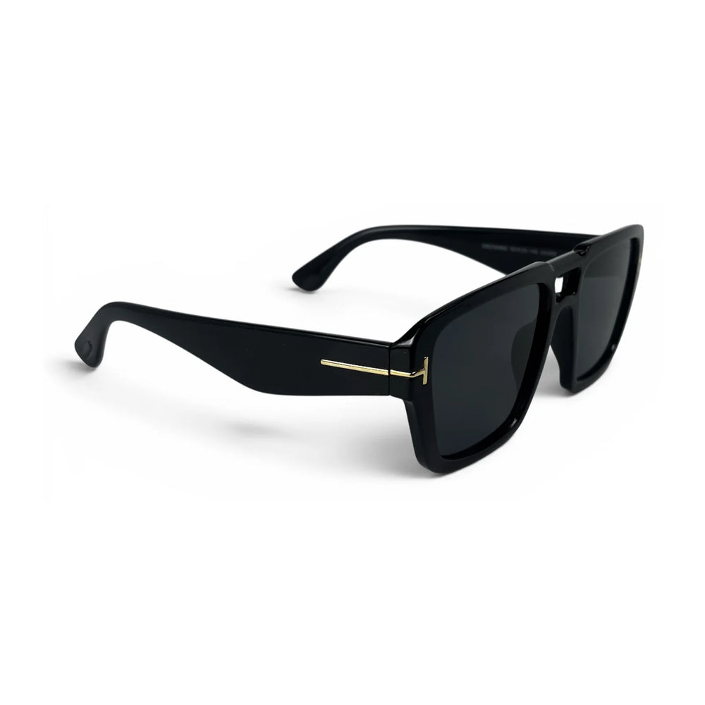 The ‘Atlas’ Bold Square Sunglasses | Midnight Black
