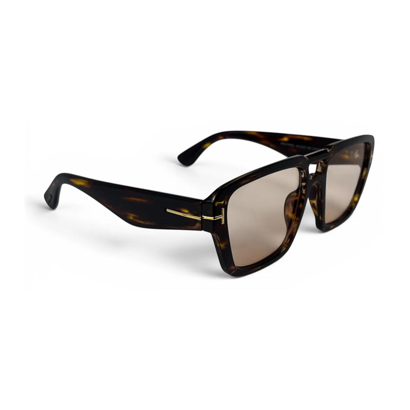 The ‘Atlas’ Bold Square Sunglasses | Tortoise & Pink
