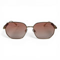 The ‘Aurel’ Geometric Sunglasses | Gold / Brown / Rose Gradient