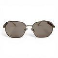 The ‘Aurel’ Geometric Sunglasses | Gold / Brown / Taupe