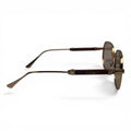 The ‘Aurel’ Geometric Sunglasses | Gold / Brown / Taupe