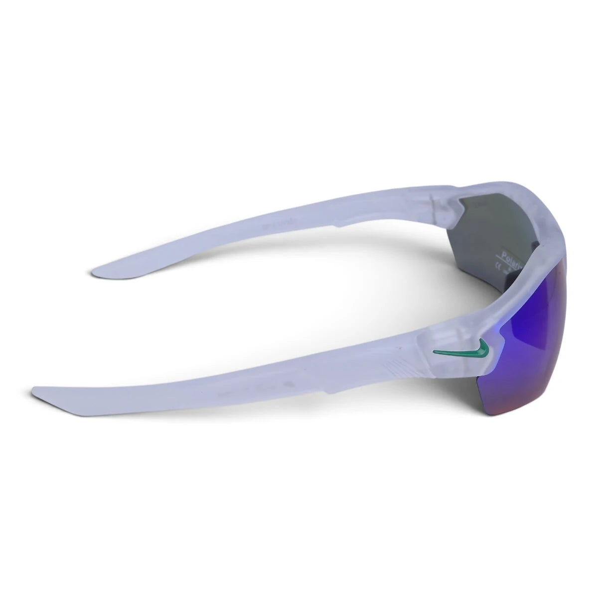 U&EYE Cadence clear frame blue lens sport wrap sunglasses product image 3