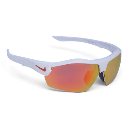 U&EYE Cadence white frame orange lens sport wrap sunglasses product image 2