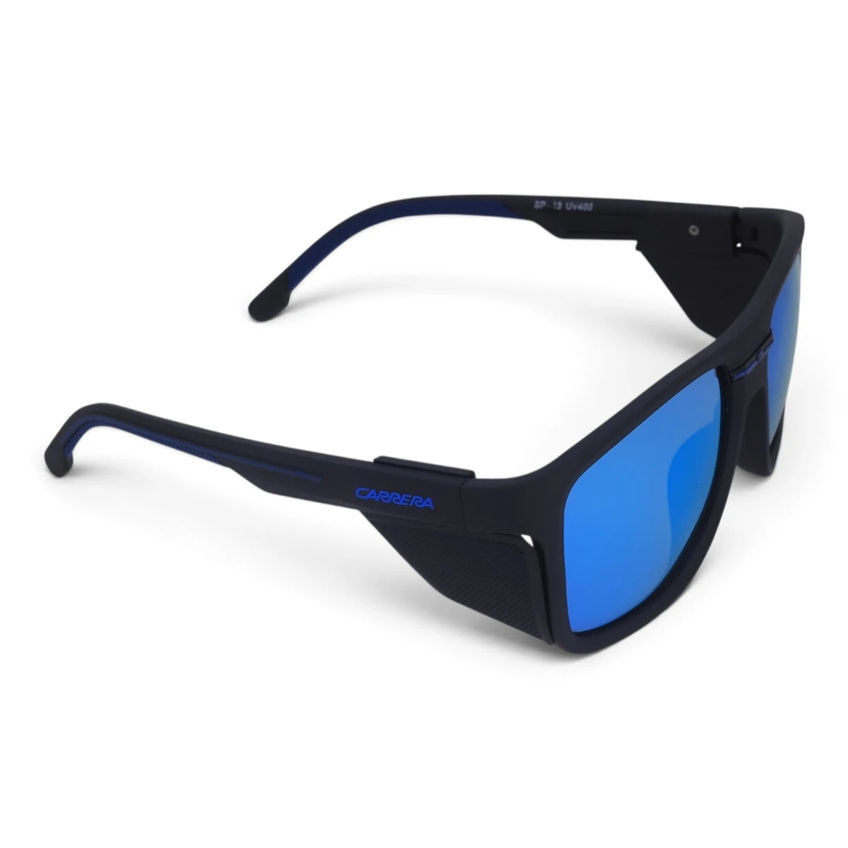 U&EYE Canyon black frame blue mirror lens sport rectangle sunglasses product image 2