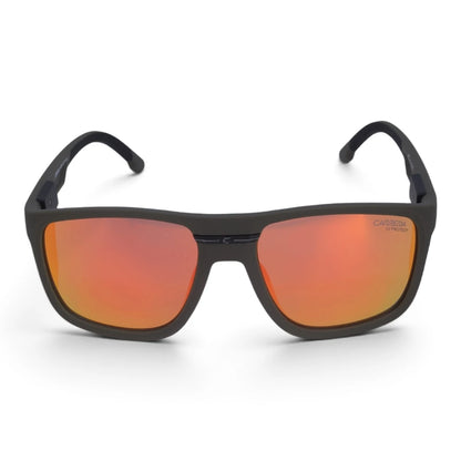 U&EYE Canyon black frame orange mirror lens sport rectangle sunglasses product image 1