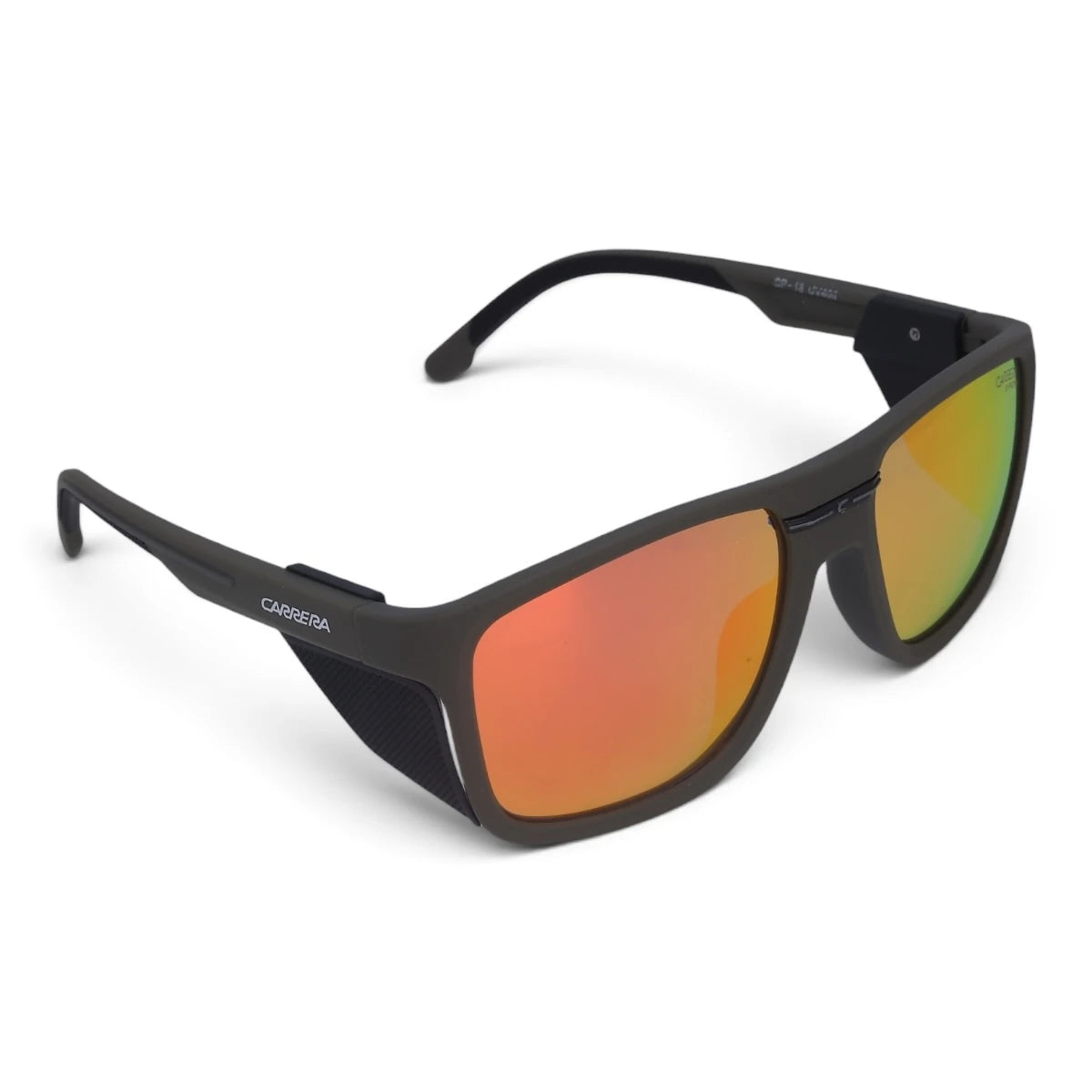U&EYE Canyon black frame orange mirror lens sport rectangle sunglasses product image 2