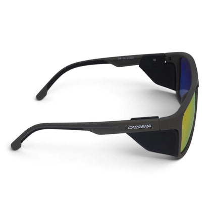 U&EYE Canyon black frame orange mirror lens sport rectangle sunglasses product image 3