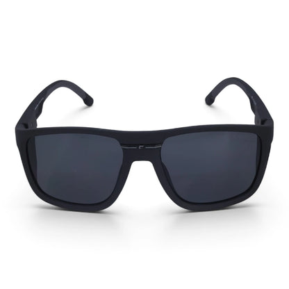 U&EYE Canyon black frame smoke lens sport rectangle sunglasses product image 1