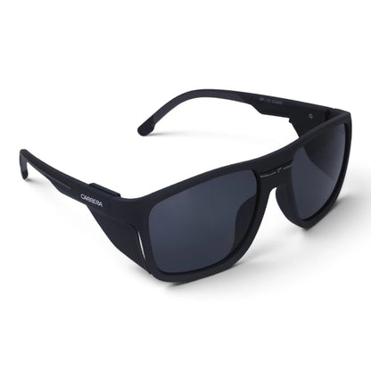 U&EYE Canyon black frame smoke lens sport rectangle sunglasses product image 2