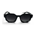 The ‘Monolith’ Chunky Octagon Sunglasses | Black & Gradient Black