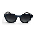 The ‘Monolith’ Chunky Octagon Sunglasses | Navy Tortoise & Gradient Gray