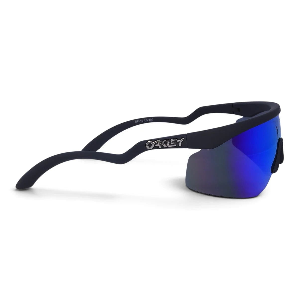 U&EYE Contour black frame blue lens sport shield sunglasses product image 3