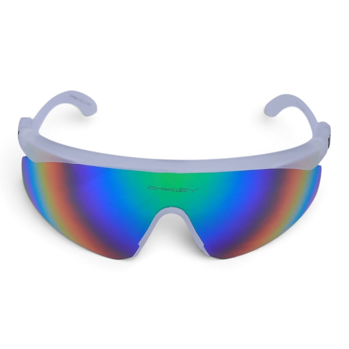 U&EYE Contour clear frame blue lens sport shield sunglasses product image 1