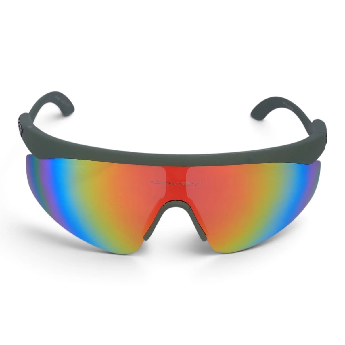 U&EYE Contour green frame orange lens sport shield sunglasses product image 1