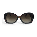 The ‘Filigree’ Oversized Round Sunglasses | Tortoise Gold & Olive