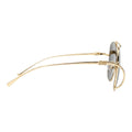 The ‘Solene’ Oversized Square Sunglasses | Black & Gold