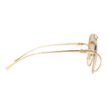 The ‘Solene’ Oversized Square Sunglasses | Champagne Gold