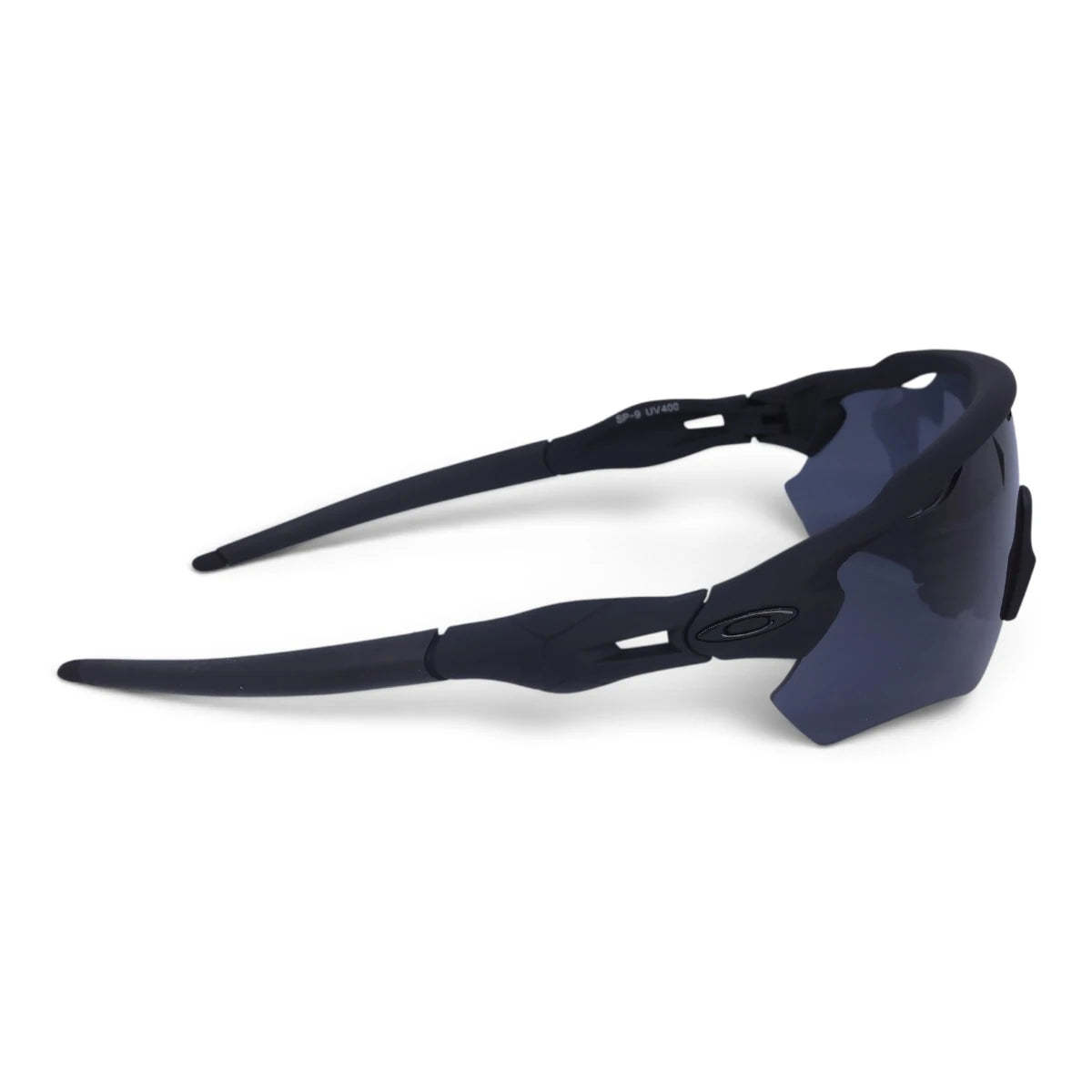 U&EYE Grit black frame smoke lens sport wrap sunglasses product image 3